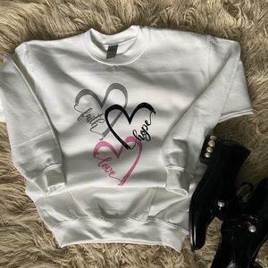 Valentine’s Day sweatshirt for kids